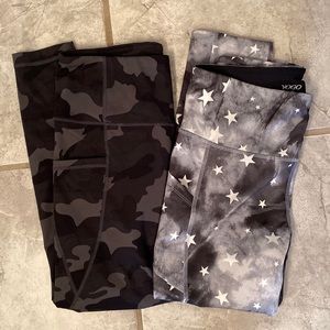 2 bundle cropped M leggings